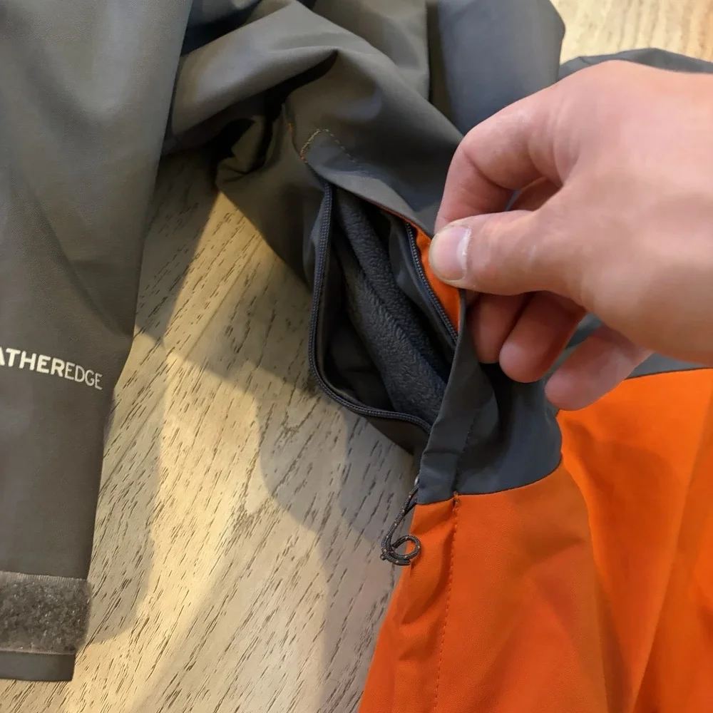 Eddie Bauer‎ Men's All-Mountain 3-In-1 Jacket Vibrant Orange WeatherEdge Plus XL